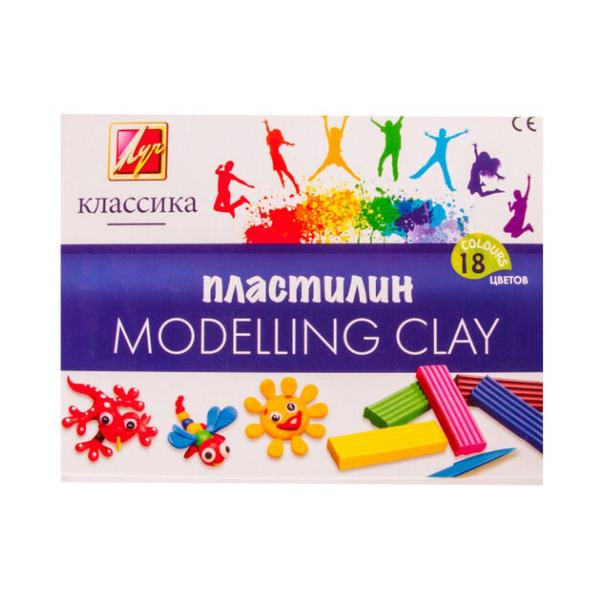 Пластилин детский "Классика" 18 цветов