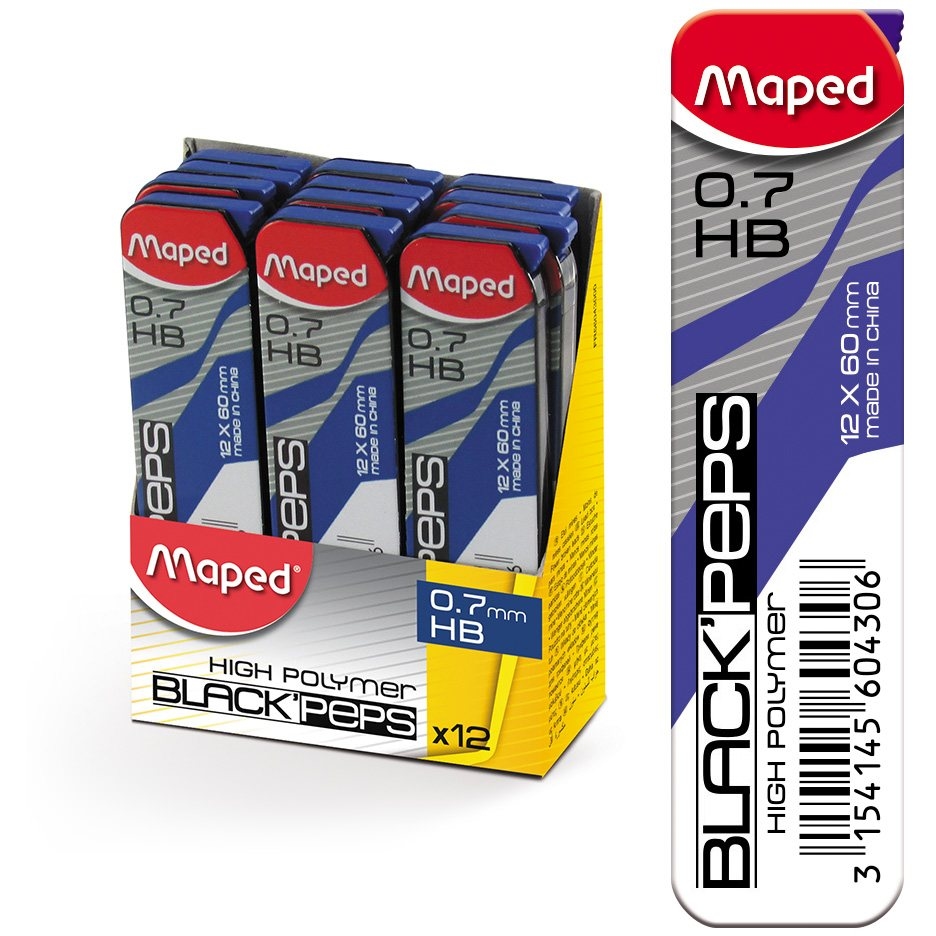 Грифель для карандаша "Maped "(0.7мм)