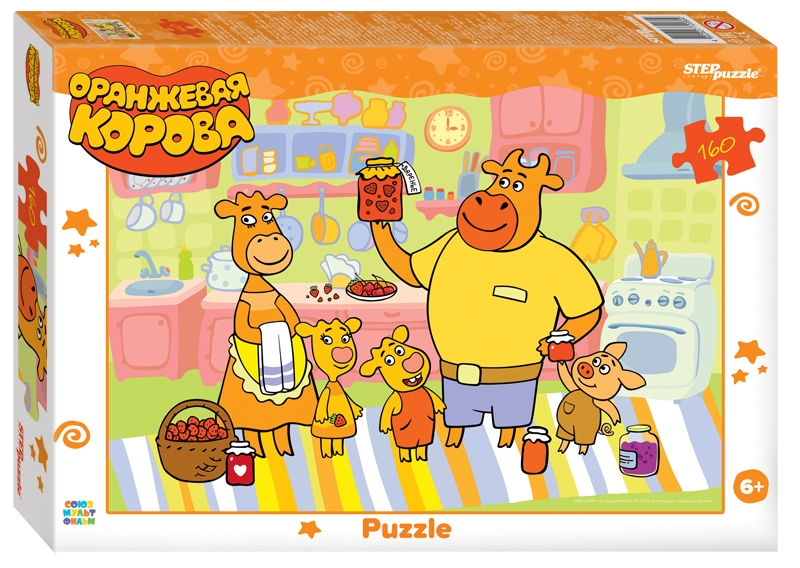 Мозаика "puzzle" 160 "Оранжевая корова" (С/м)