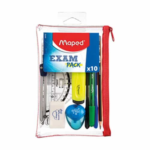 Наборы письменные Maped Exam Pack - 10 предметов