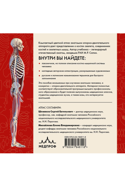 М. Р. Сапин: Анатомия человека. Компактный атлас. Опорно-двигательный аппарат