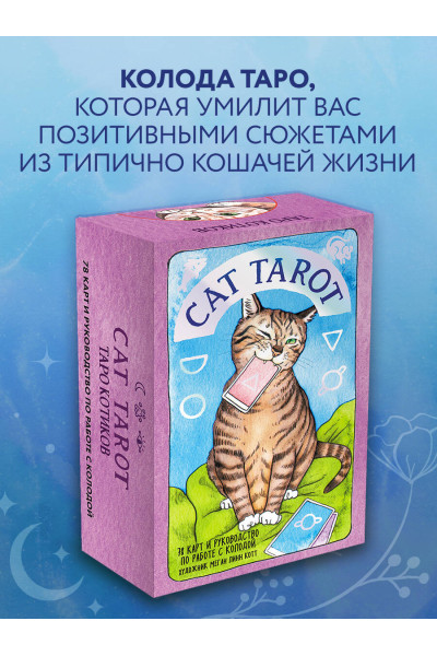 Cat Tarot. Таро Котиков (78 карт и руководство в подарочном футляре)