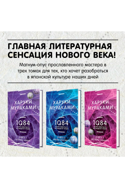 Харуки Мураками: 1Q84. Тысяча Невестьсот Восемьдесят Четыре. Кн. 1. Апрель - июнь