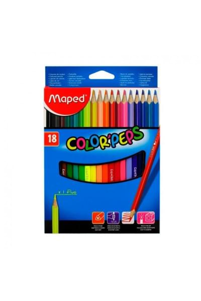 Карандаши цвет.Maped(18цвColor'Peps)