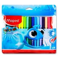 Фломастер Maped OCEAN PULSE X18 цв