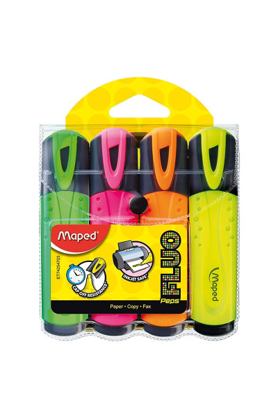 Маркер текстовой Maped (Fluo'Peps) 4 шт.