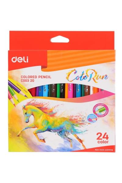 Набор цветных карандашей 24шт Colorun тополь EC00320 европодв. 1048953