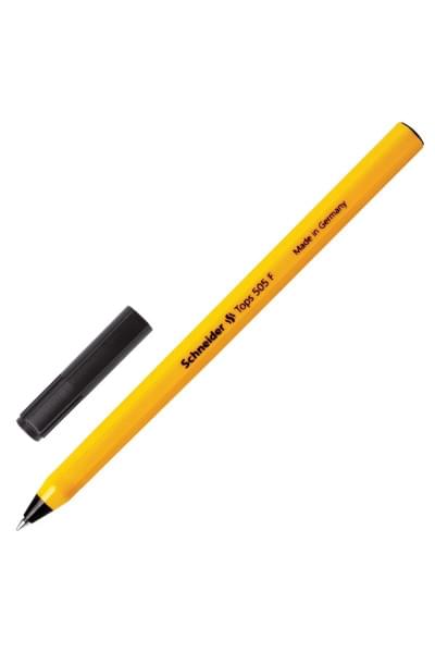 Schneider/ Ручка шариковая неавтоматическая Tops 505F, черная, 0,3 мм, 3 шт