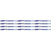 Linc Ручка шариковая Offix, Одноразовая, 1 мм, синяя, 9 шт