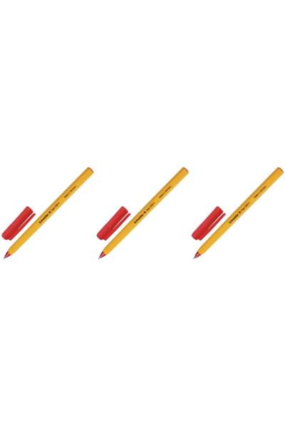 Schneider Ручка шариковая неавтоматическая Tops 505F, одноразовая, красная, 0,4 мм, 3 шт