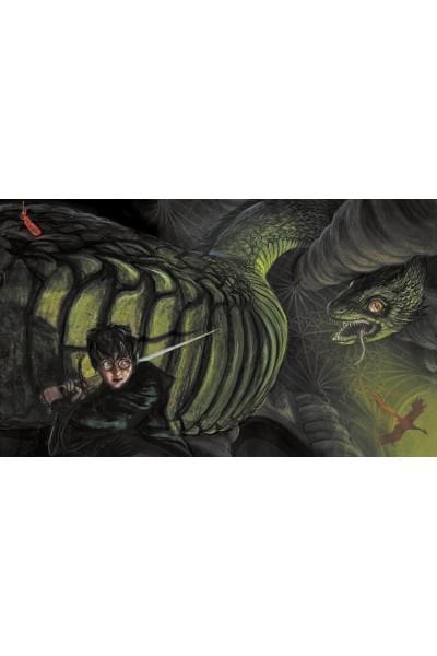 Роулинг Джоан: Гарри Поттер и Тайная комната (с цветными иллюстрациями)