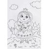 Леонова Н.: Раскраска с карандашами «Прекрасные принцессы» (комплект из 2-х предметов)