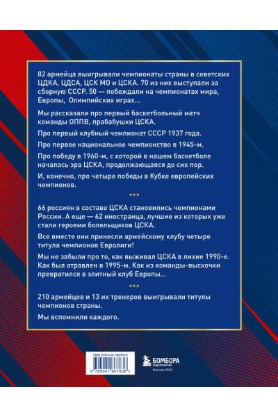Баскетбольный клуб ЦСКА Москва. 100 лет. Люди и легенды