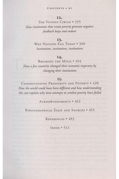 Acemoglu D., Robinson J.: Why Nations Fail. The Origins of Power, Prosperity and Poverty