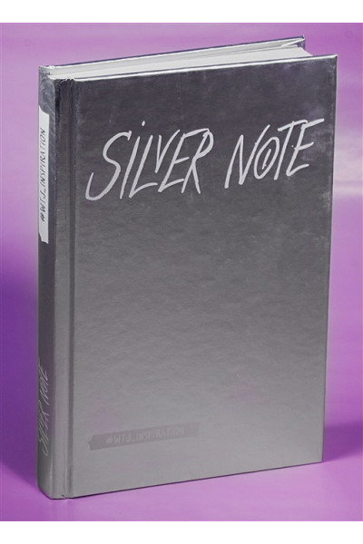 Креативный блокнот с серебряными страницами Silver Note, 96 листов