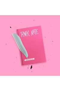 Романтичный блокнот с розовыми страницами Pink Note, 96 листов