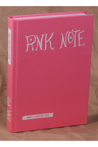 Романтичный блокнот с розовыми страницами Pink Note, 96 листов