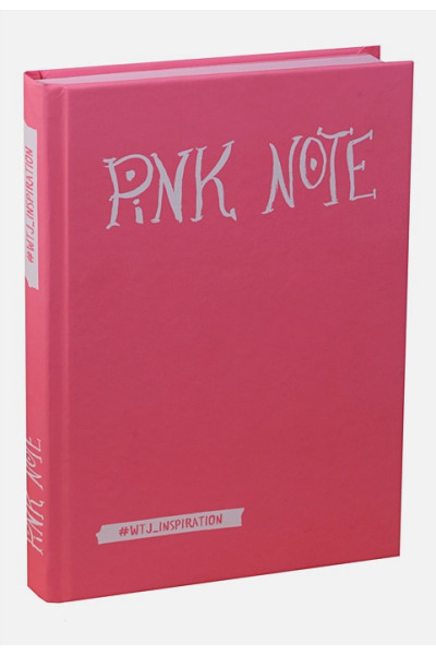 Романтичный блокнот с розовыми страницами Pink Note, 96 листов