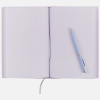 Lavender Note. Мои лавандовые мечты. Блокнот с цветными страницами (обложка на ткани)