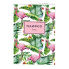 Блокнот-планер «Mindfulness. Фламинго», 36 листов, зелёная обложка