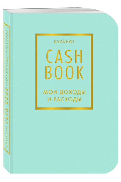 Блокнот «CashBook. Мои доходы и расходы», 88 листов, мятный