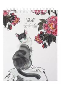 Скетчбук А4 60л "SKETCHBOOK. Элегантность" 100г/м2, тв. обложка, евроспираль, мат.ламинация