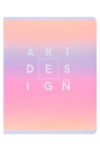 Тетрадь в клетку Listoff, Art design, 48 листов, в ассортименте