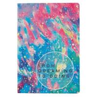 Книга для записей А5 80л "Dream book. № 3" иск.кожа, комбинир.блок