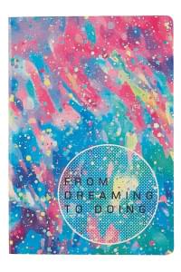 Книга для записей А5 80л "Dream book. № 3" иск.кожа, комбинир.блок