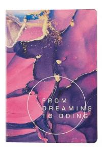 Книга для записей А5 80л "Dream book. № 1" иск.кожа, комбинир.блок