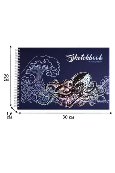 Скетчбук А4 40л 
