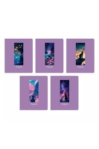 Тетрадь в клетку Listoff, "Total Lilac. Landscapes", 48 листов, в ассортименте