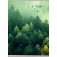 Тетрадь в клетку Listoff, "Зеленая туманность", А4, 48 листов