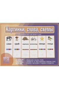Картинки, слова, схемы. Развивающая игра для детей 5-9 лет