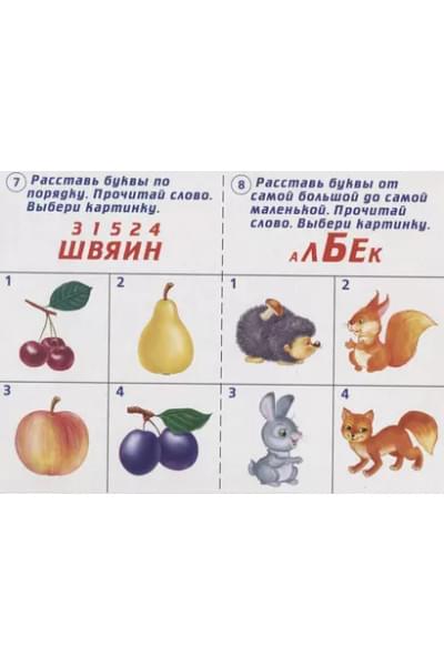 Готов ли ты к школе Чтение Тест. зад. для проверки знаний у детей (5-7л.) (ЗвК) (папка)