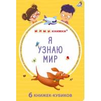 Набор книжек-кубиков "Я узнаю мир". 6 книжек -кубиков