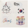 The ARMY of K-POP stickers. Более 100 ярких наклеек!
