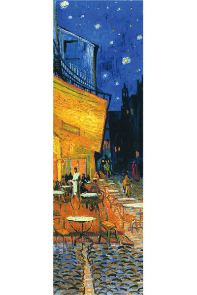 Закладка с резинкой «Ван Гог. Ночная терраса кафе»