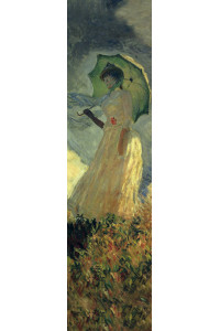 Закладка с резинкой. Клод Моне. Женщина с зонтиком (Арте)
