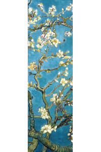 Закладка с резинкой «Ван Гог. Цветущие ветки миндаля»