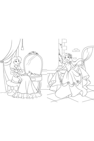 Меркурьева Е. (ред.): Сказочные принцессы. Большая раскраска