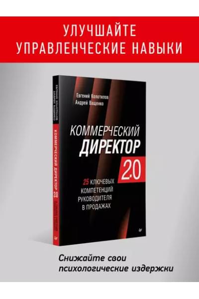 Колотилов Евгений, Ващенко Андрей: Коммерческий директор 2.0. 25 ключевых компетенций руководителя в продажах
