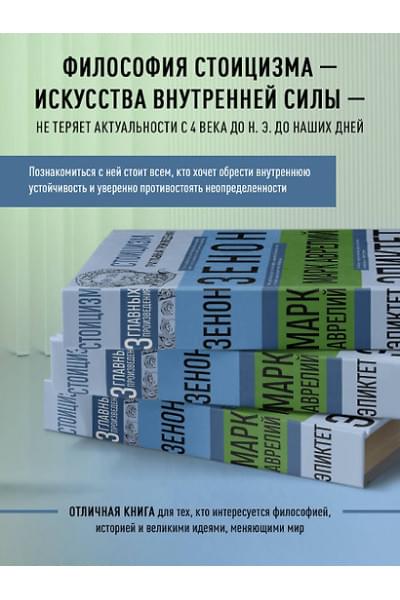 Антонин Марк Аврелий, Эпиктет: Стоицизм. Зенон, Марк Аврелий, Эпиктет