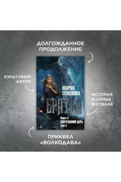 Братья. Книга 3: Завтрашний царь. Том 2: роман