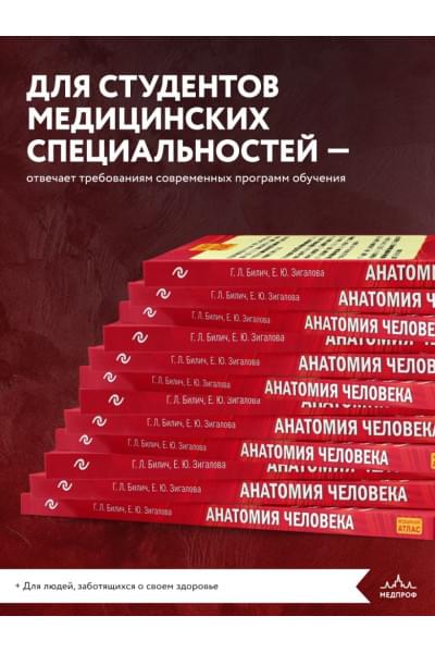 Билич Габриэль Лазаревич, Зигалова Елена Юрьевна: Анатомия человека: 2 издание