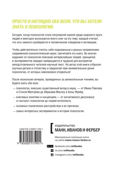 Психология. Люди, концепции, эксперименты