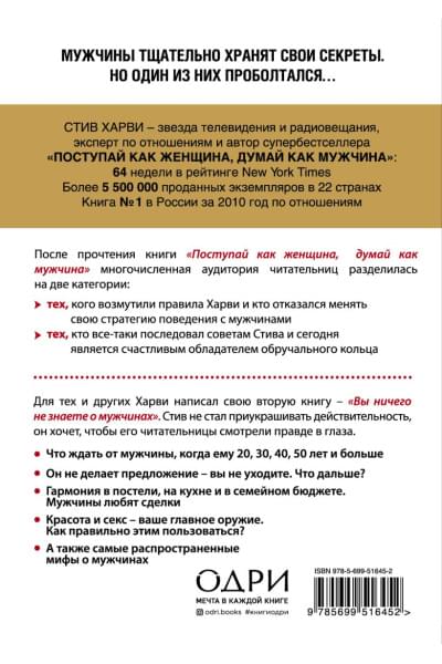 Харви Стив: Вы ничего не знаете о мужчинах