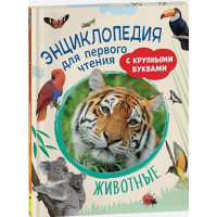 Животные. Энциклопедия для первого чтения с крупными буквами