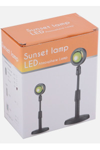 Настольная LED Лампа Sunset (закат) (11,5х11,5х27см) (пластик) (коробка)