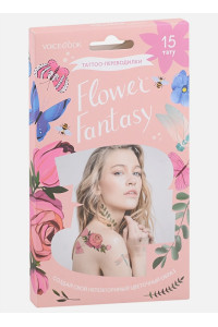 Flower Fantasy. Цветочная фантазия. Tatoo-переводилки